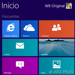 Inicio de Windows 8